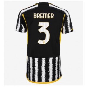 Juventus Gleison Bremer #3 Domaci Dres za Ženska 2023-24 Kratak Rukavima